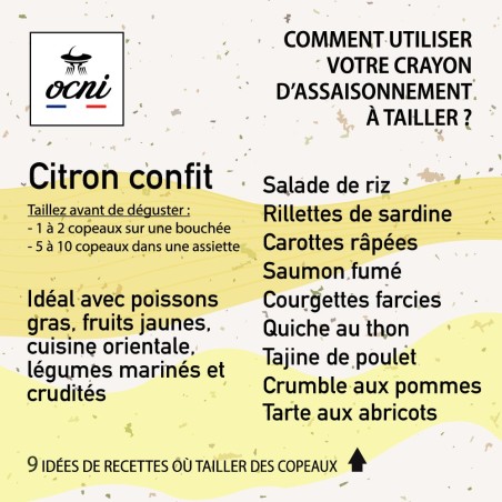 Coffret découverte 3 crayons - Citron Confit + Basilic + Piment