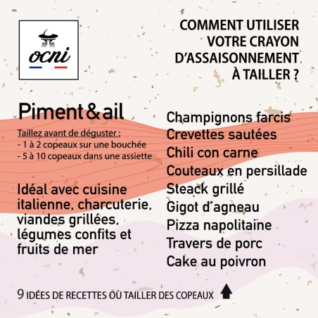 Coffret découverte 3 crayons BIO - Citron Confit + Basilic +