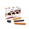 Coffret épicurien | 3 crayons: piment d'espelette (bio) + cèpe Coffret épicurien | 3 crayons: piment d'espelette (bio) + cèpe
