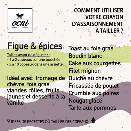 Coffret gourmet truculent 3 crayons: ail noir fumé (bio) +