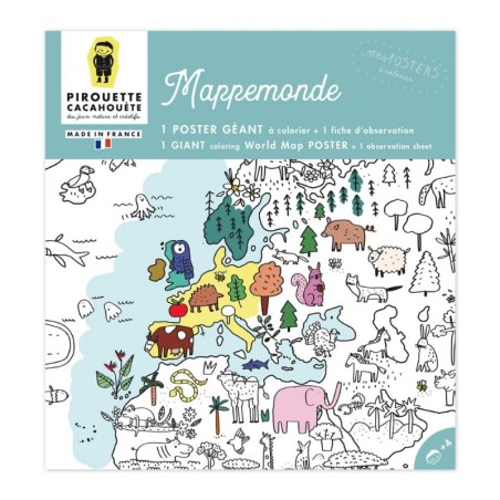 Poster Mappemonde