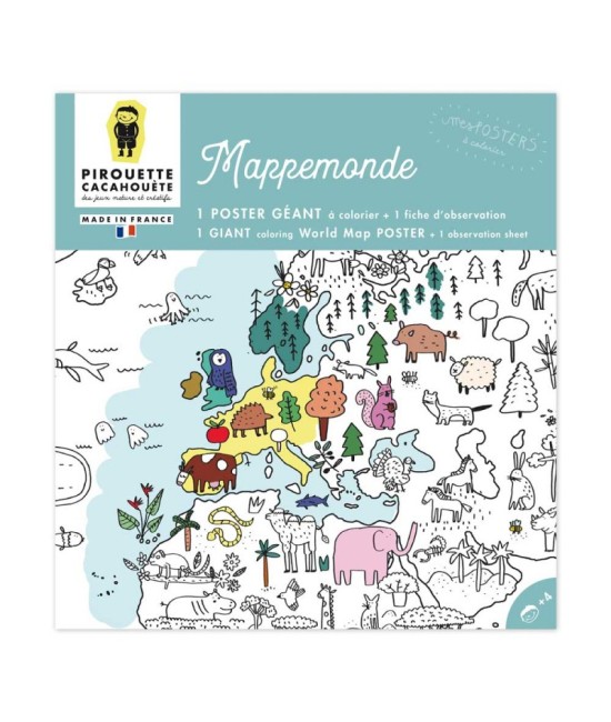 Poster Mappemonde