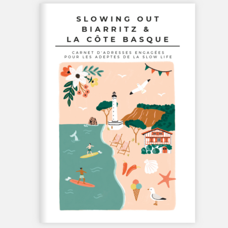 Carnet Biarritz et la Cote Basque + carte postale