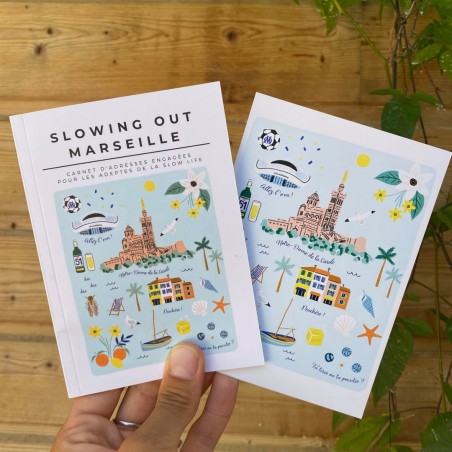 Carnet Marseille + carte postale