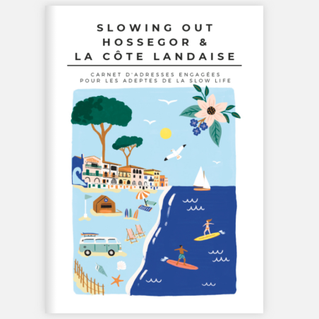 Carnet Hossegor et la Cote Landaise + carte postale