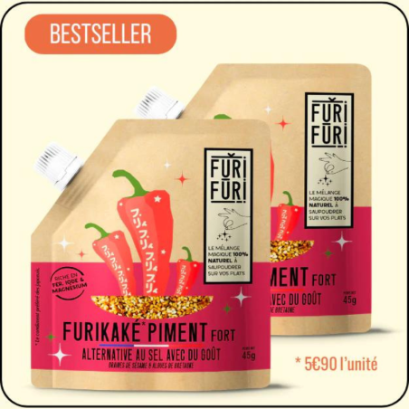FURIKAKE PIMENT FORT PACK DUO - Alternative au sel - Condiment