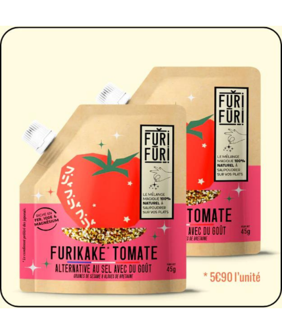 FURIKAKE TOMATE PACK DUO - Alternative au sel - Condiment