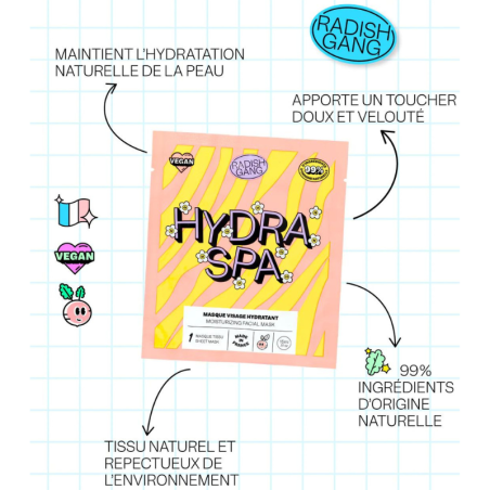 Masque tissu HYDRATANT HYDRA SPA