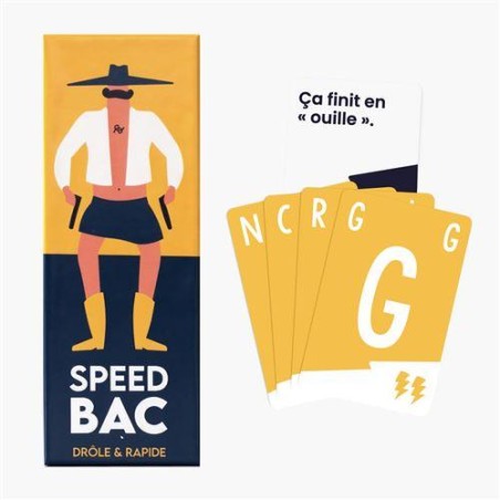 Jeu de stratégie Pop Games Speed Bac Drôle et Rapide