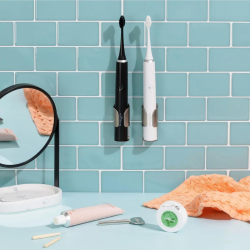 CSPARKV Support De Rangement Pour Brosse à Dents Et Dentifrice Dans La Salle De Bain, Patte Blanche