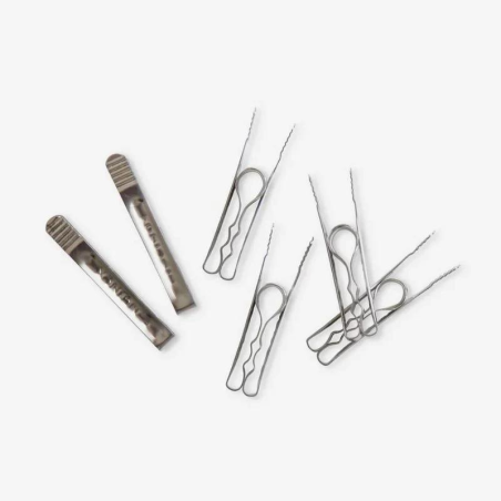 Pincinox, lot de 5 pinces &agrave; linge en acier inoxydable