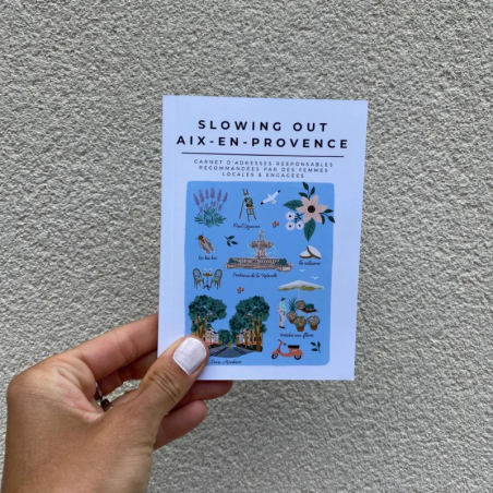 City guide éco-responsable Aix en Provence + carte postale