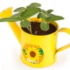 Arrosoir vert 9cm - Tournesol jaune - Bio