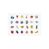 COFFRET STICKERS ET VERNIS ENFANT 2 vernis + 24 stickers ongles