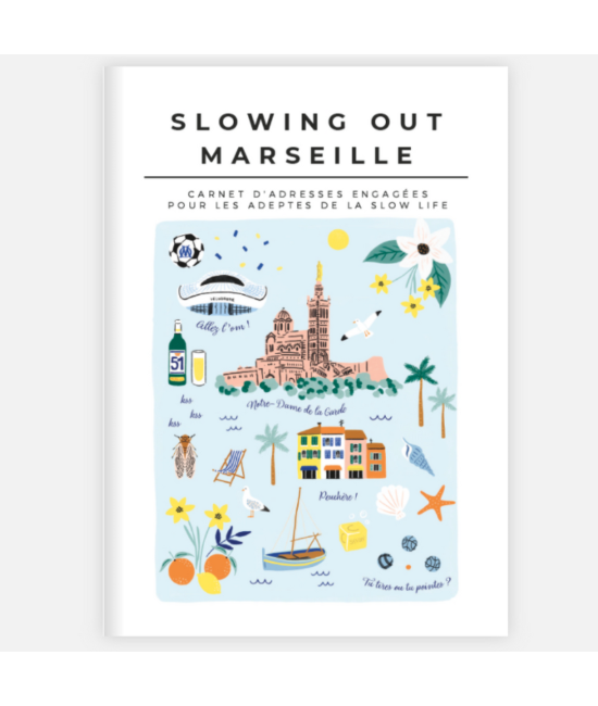 City guide éco-responsable Marseille + carte postale Slowing Out