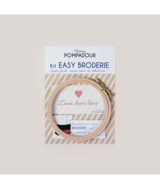 Kit de broderie: Love Love Love