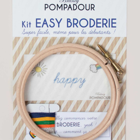 Kit de broderie: Happy