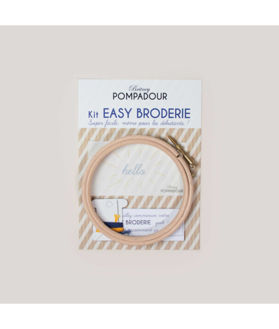 Kit de broderie: Hello