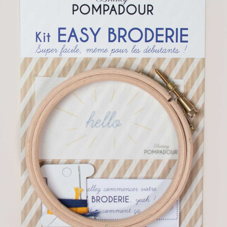 Kit de broderie: Hello