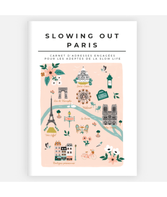 City guide éco-responsable Paris + carte postale Slowing Out