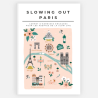 City guide éco-responsable Paris + carte postale Slowing Out