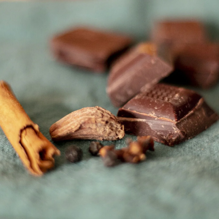 Pot de mélange d'épices: Épices à chocolat chaud