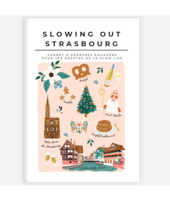 City guide éco-responsable Strasbourg + carte postale Slowing