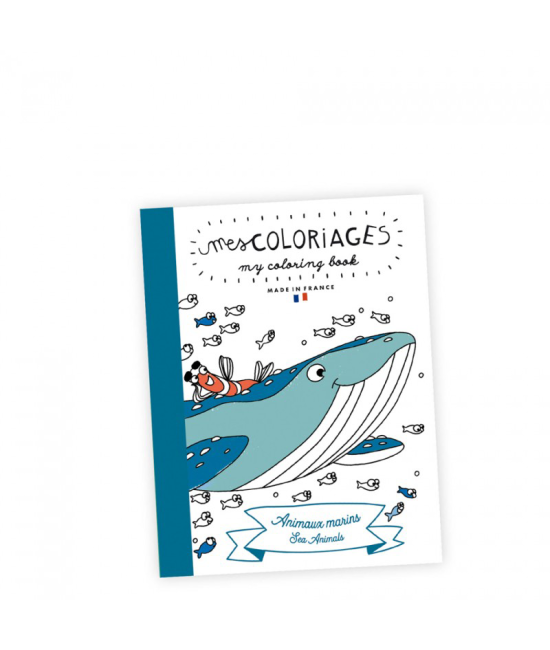 Carnet de coloriage Animaux Marins