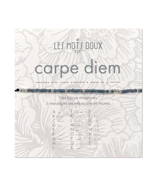 Bracelet code morse: Carpe Diem