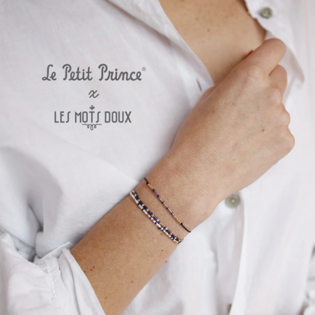 Bracelet code morse Le Petit Prince: Étoiles