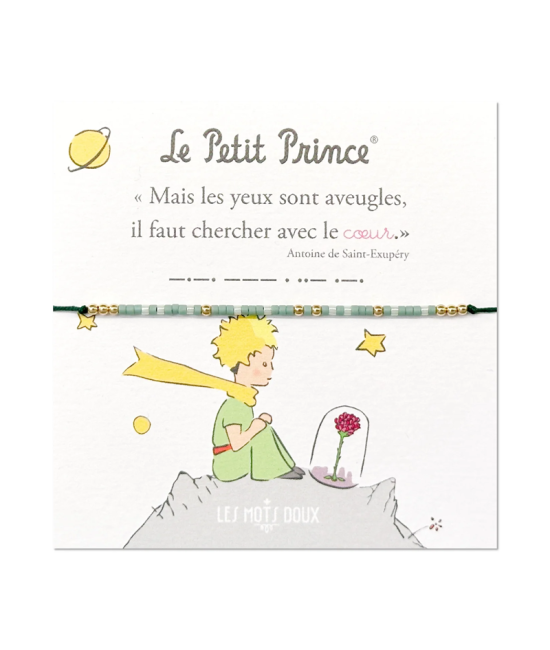 Bracelet Code Morse Le Petit Prince: Cœur