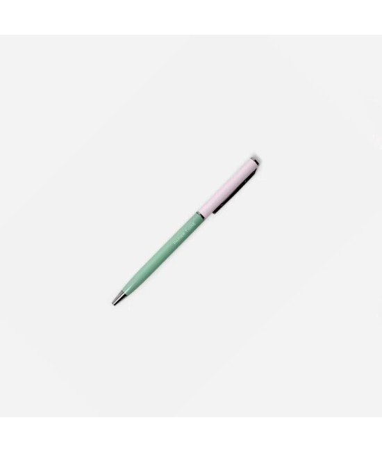 Stylo-Bille Rose Poudré/Mint