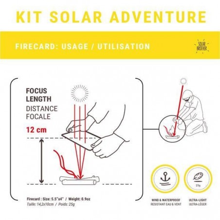 Kit Aventure - Matériel de survie solaire