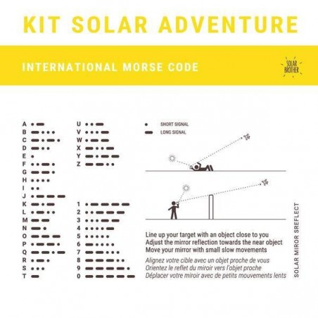Kit Aventure - Matériel de survie solaire