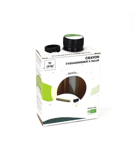 Coffret d'Assaisonnement à tailler BIO - 1 crayon Basilic