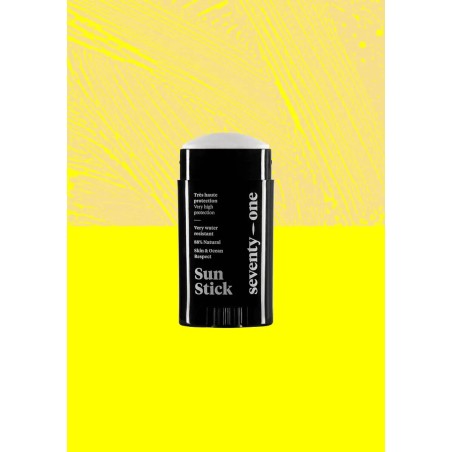 Stick solaire blanc visage SPF50+ naturel
