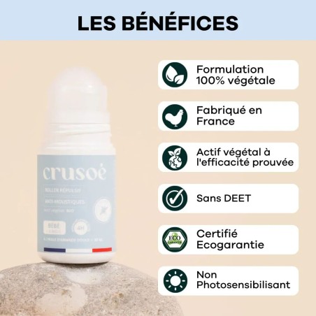 Roll on bébé anti-moustiques 40ml