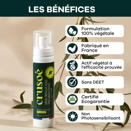 Spray répulsif anti-moustiques 75ml