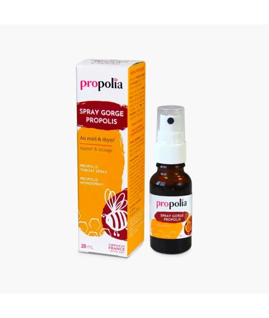 Spray gorge propolis, miel, thym & pin