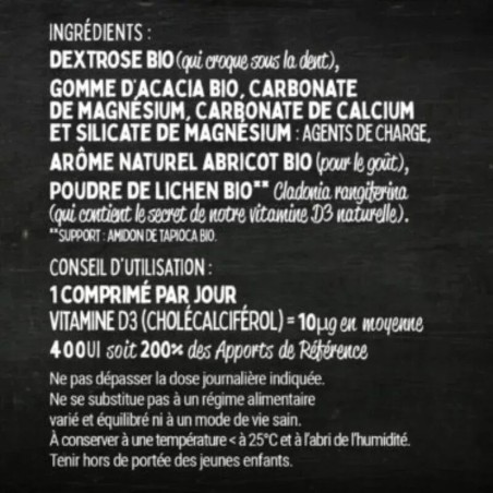 Vitamine D3 Goût Abricot