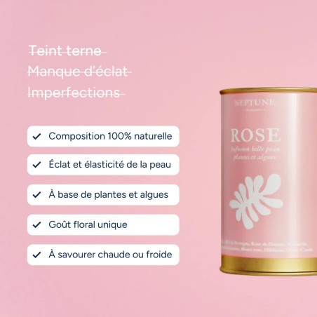 Infusion Rose belle peau