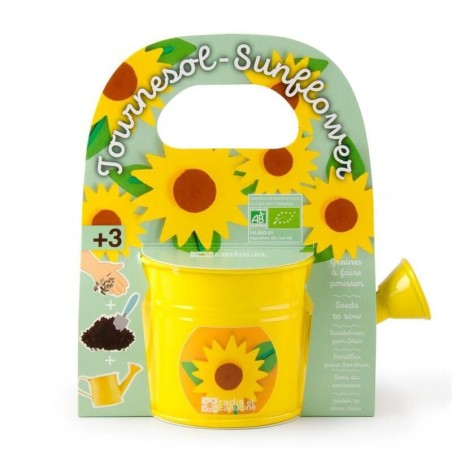 Mini arrosoir Jaune graine de Tournesol