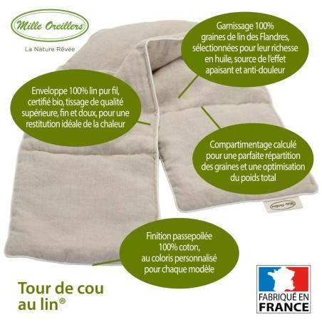 Tour de cou au lin