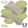 Coussin des kinés au lin Coussin des kinés au lin