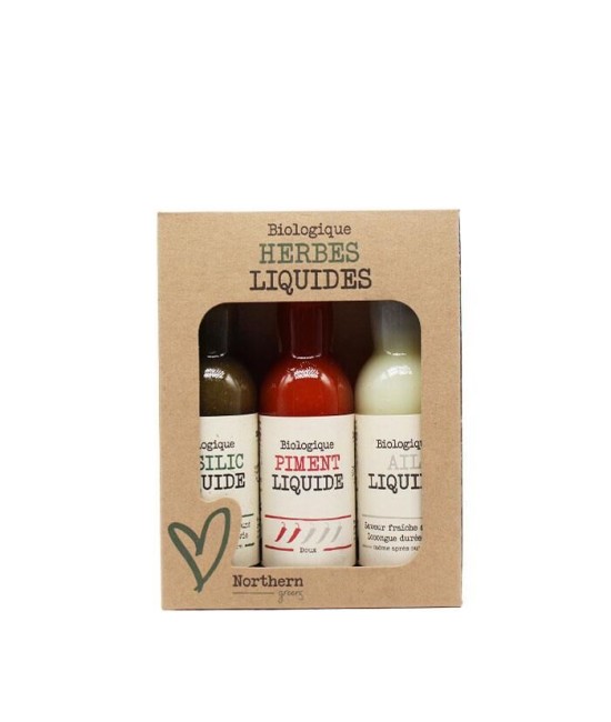 Coffret de 3 herbes liquides Bio 40ml