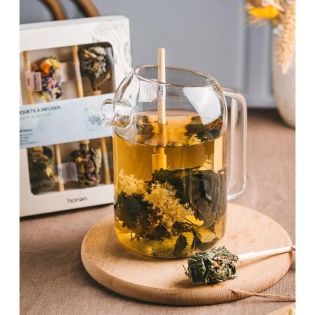 Coffret de 4 bouquets à infuser Bio