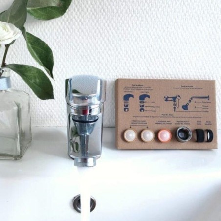 Kit économiseur d’eau pour robinets et douche