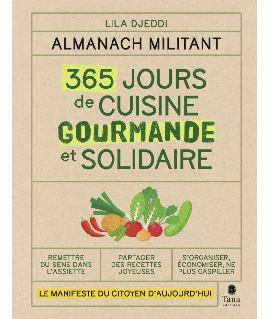 Livre de cuisine "365 jours de cuisine gourmande et solidaire"