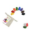 Crayons en cire naturelle - Set de 8 Crayons en cire naturelle - Set de 8