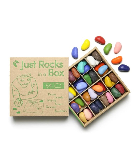 Crayons en cire naturelle - Coffret de 64